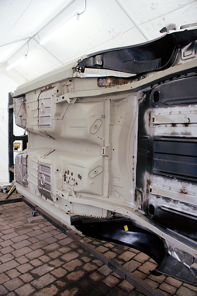 Left side rear end rebuilt.